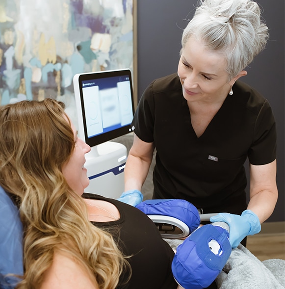 Coolsculpting Stomach Side View coolsculpting dual treatment abdomen